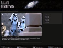 Tablet Screenshot of galacticnews.net